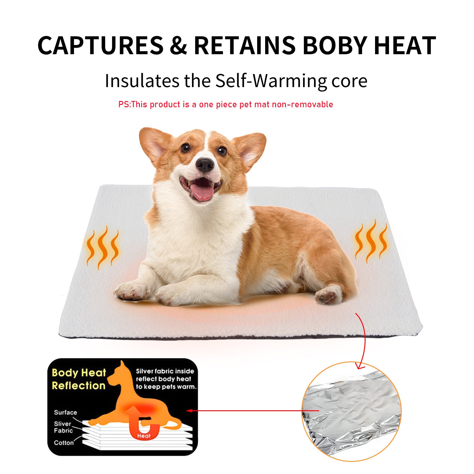 Cozy Self-Heating Pet Blanket
