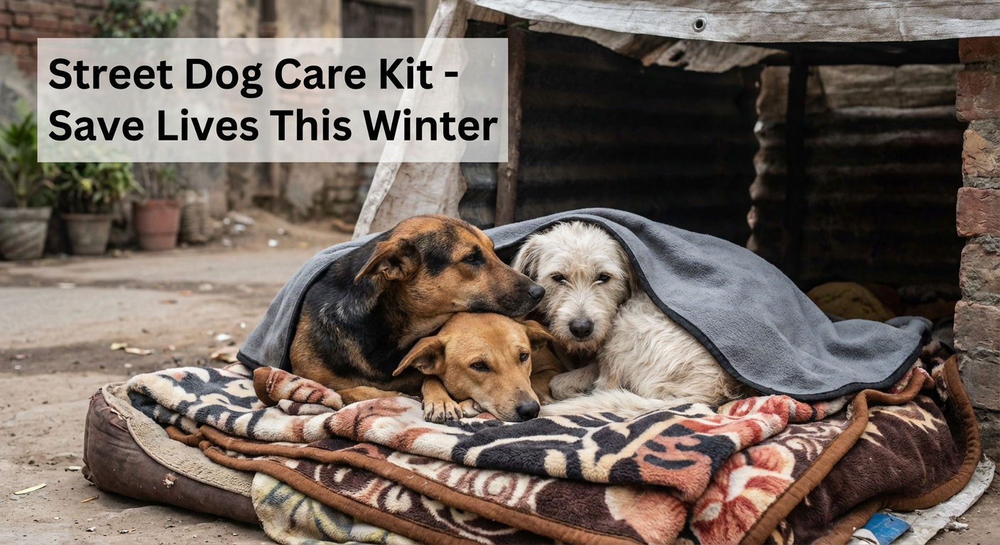 Street Dog Winter Care Kit – Essentials for Rescued Dogs
