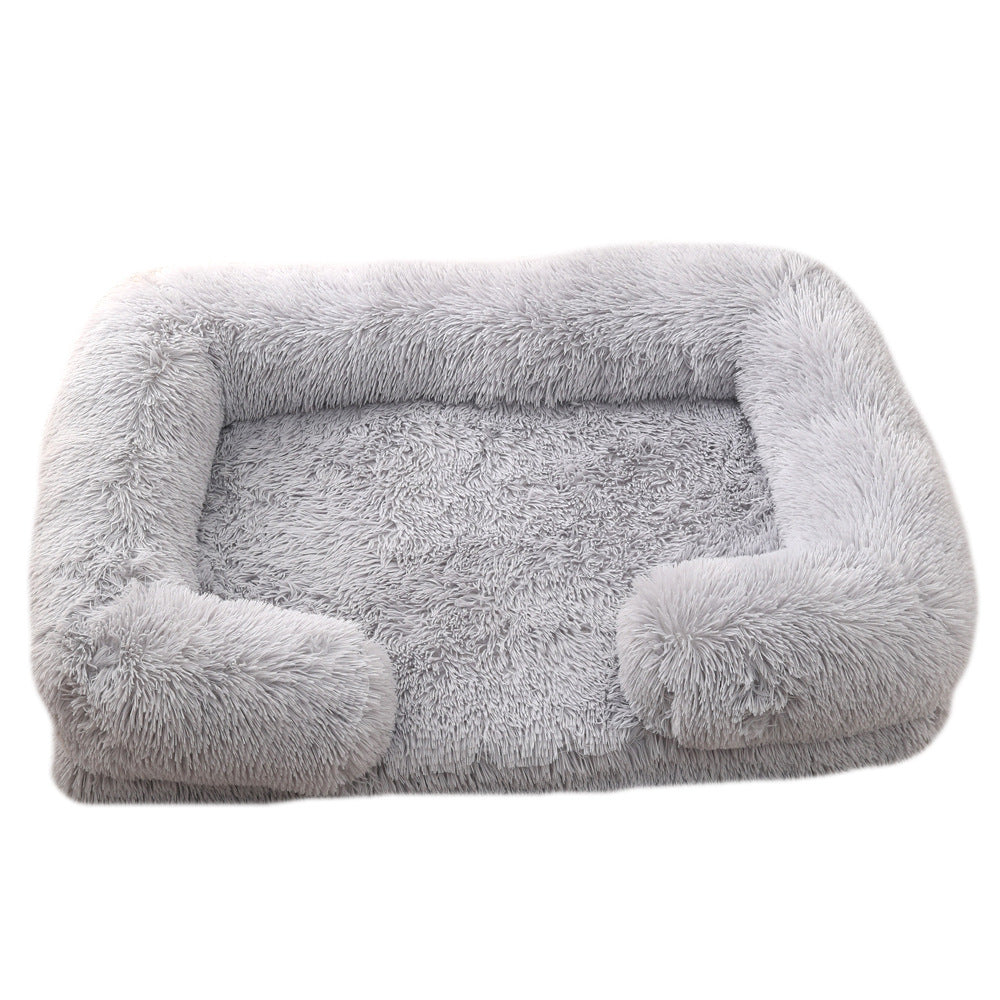 Ultra Soft Plush Round Pet Bed Cozy Winter Dog & Cat Bed
