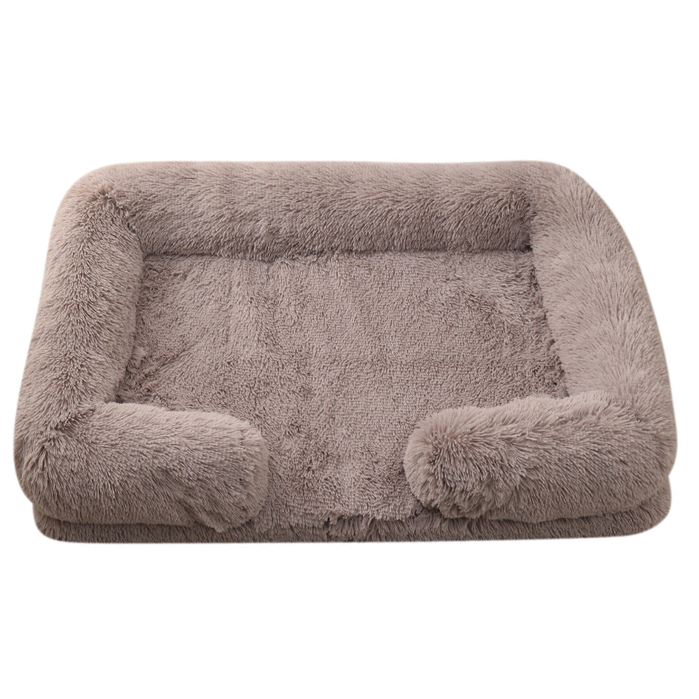 Ultra Soft Plush Round Pet Bed Cozy Winter Dog & Cat Bed